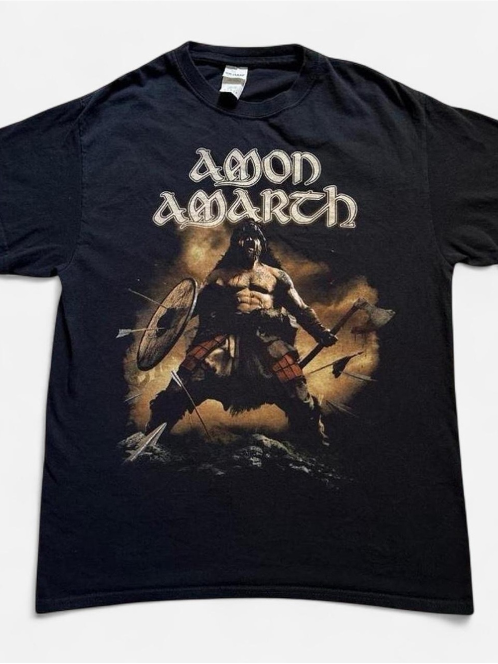 Amon Amarth concert Graphic Band Tee - Black size medium